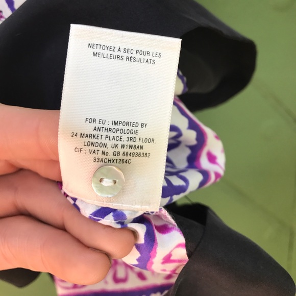 Anthropologie Maeve silk multicolor tunic - Picture 6 of 6